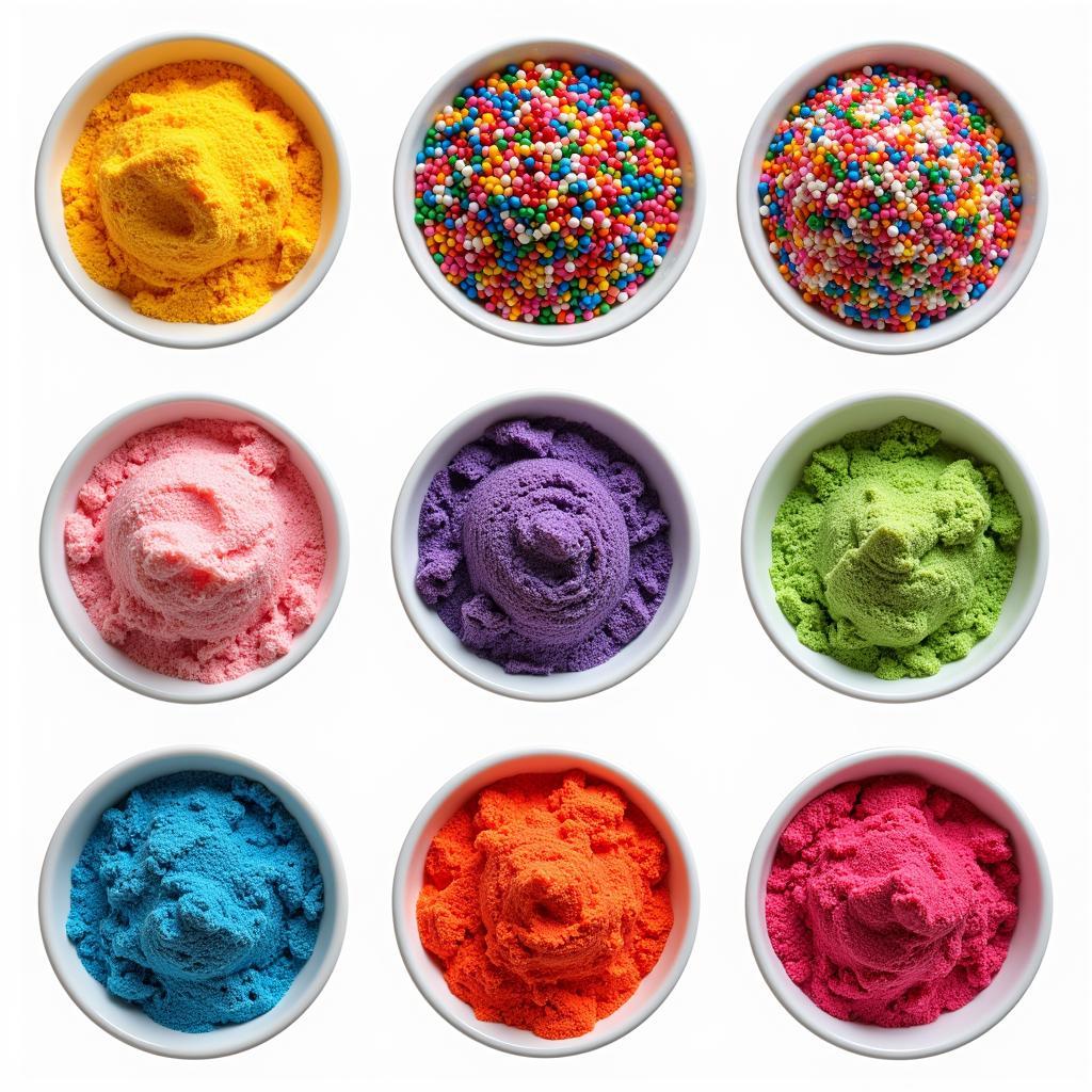 Variety of Dye-Free Sugar Sprinkles