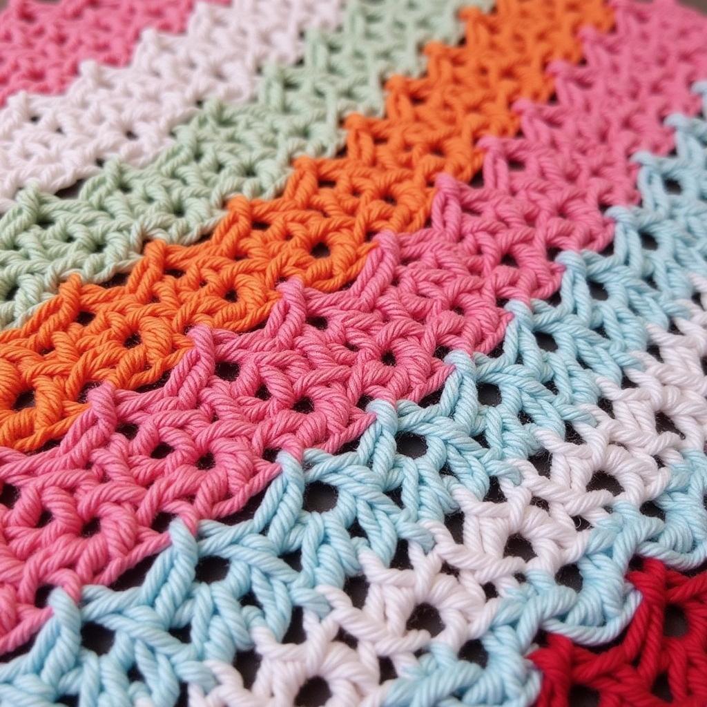 Beginner-friendly crochet afghan pattern