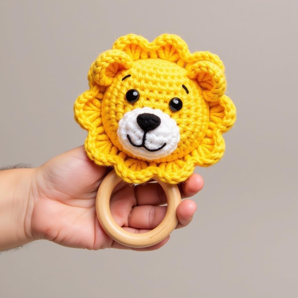 Free Crochet Baby Rattle Pattern