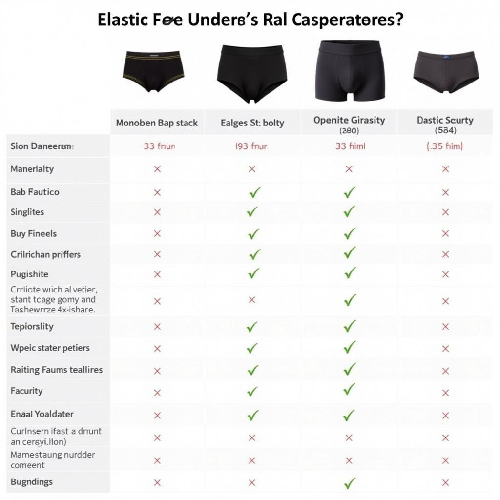 Comparing Different Elastic Free Underwear Options