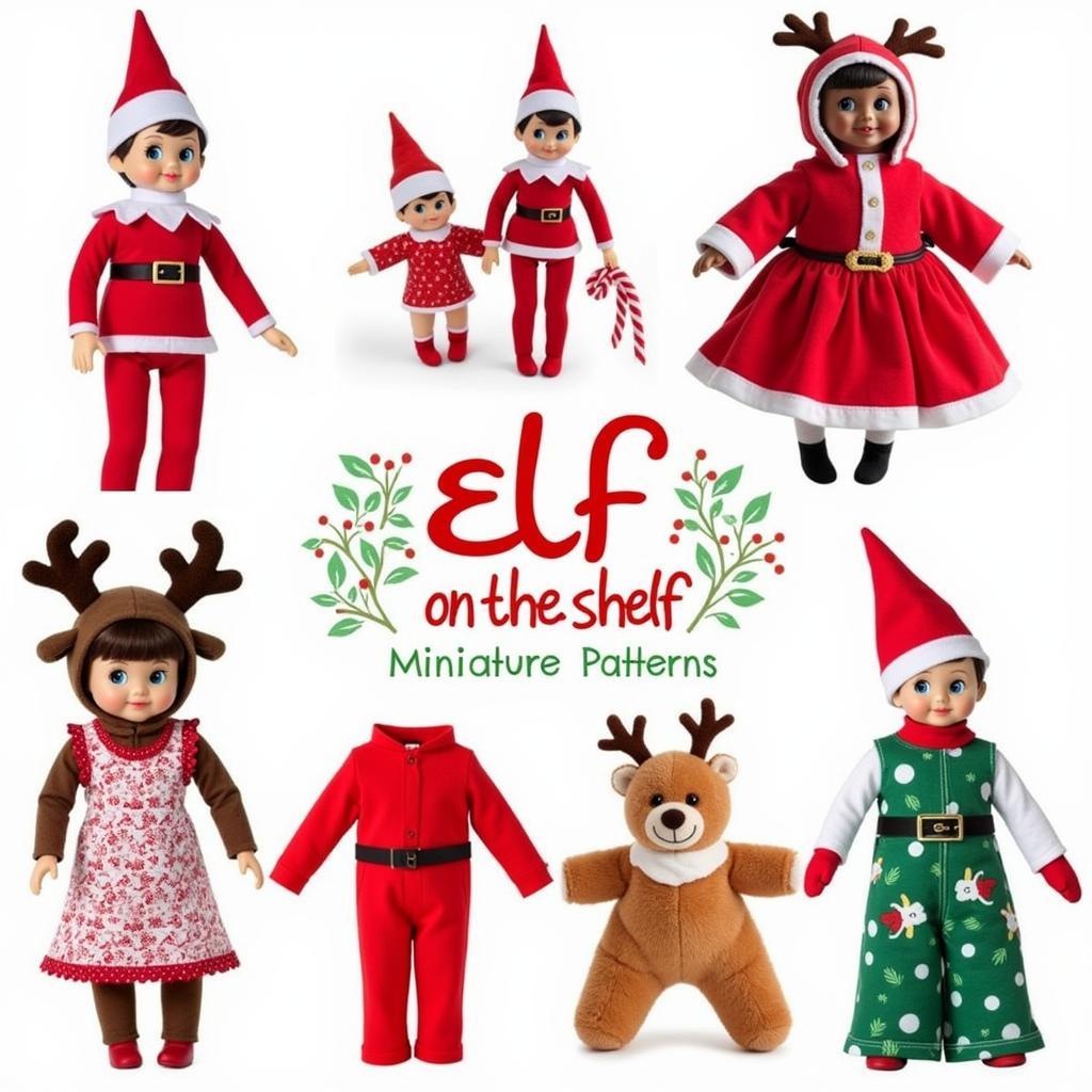 Collection of elf clothes patterns