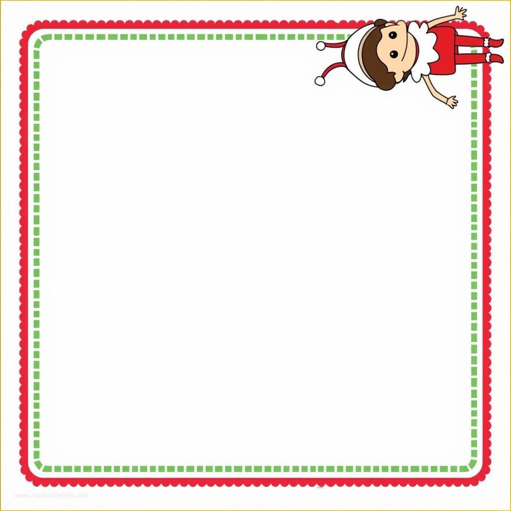 Elf on the Shelf Mailing Label Template