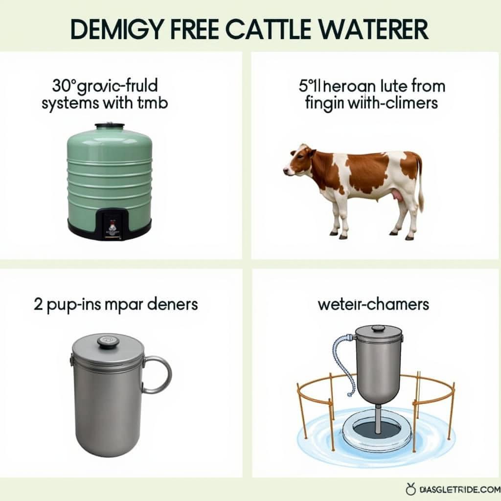 Types of Energy Free Cattle Waterers