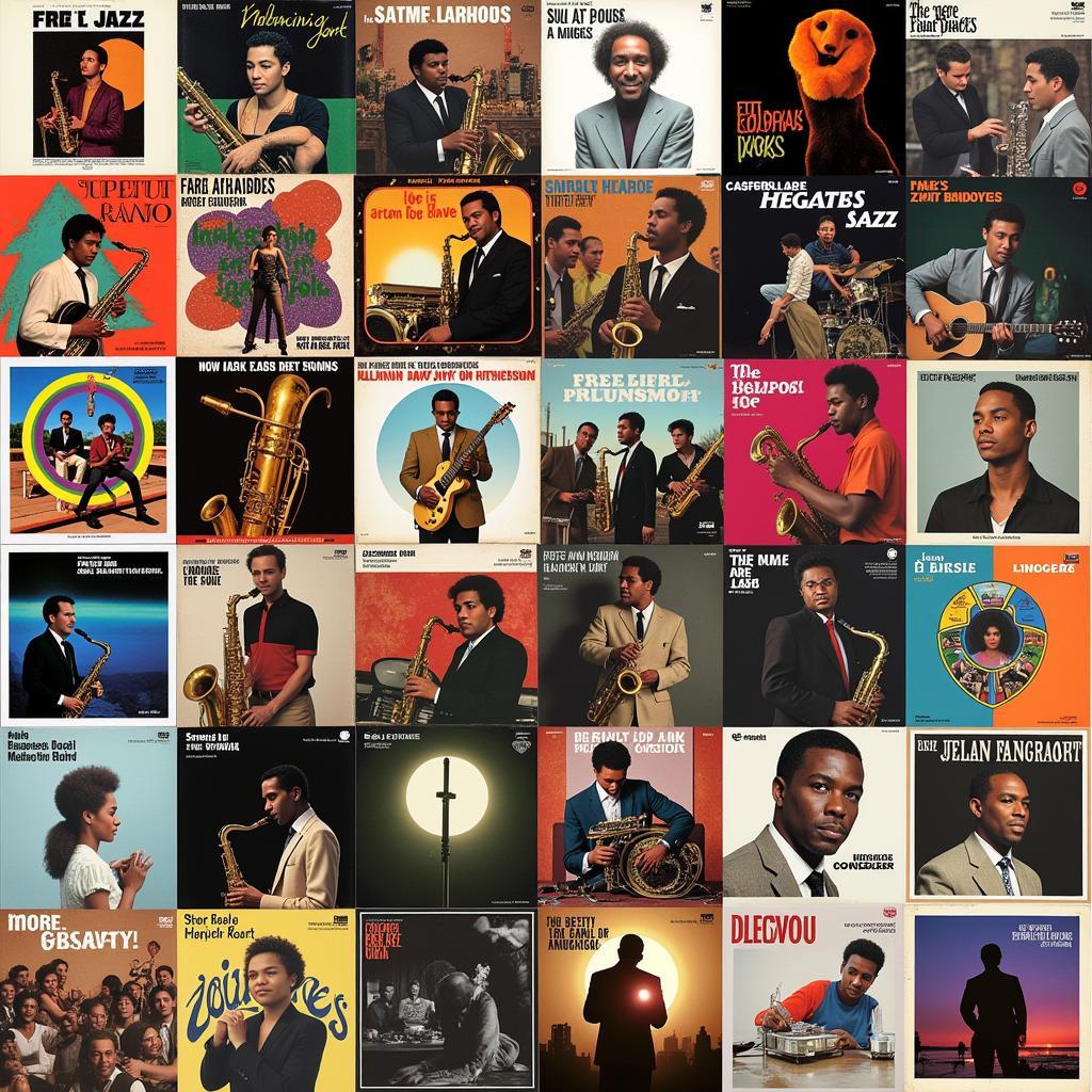 Classic Free Jazz Album Covers