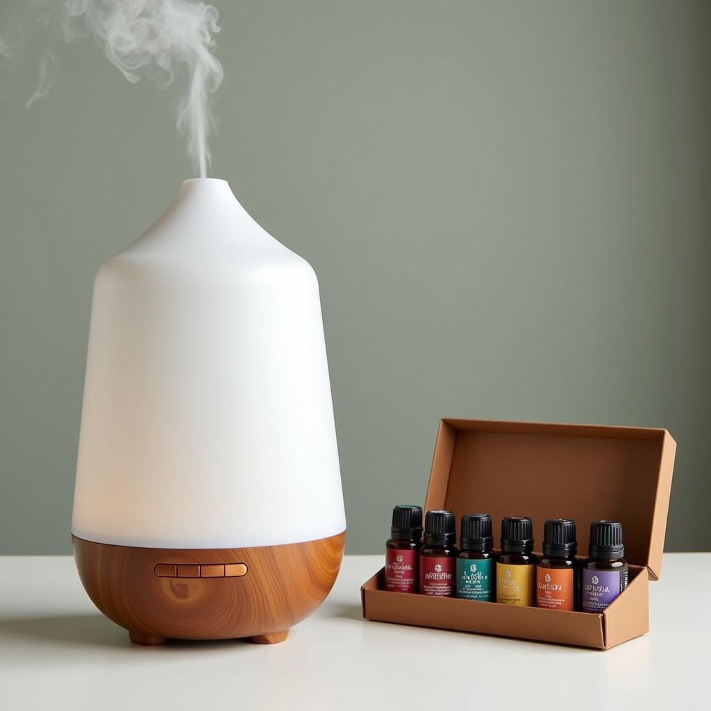 Essential Oil Sample Kit with Diffuser