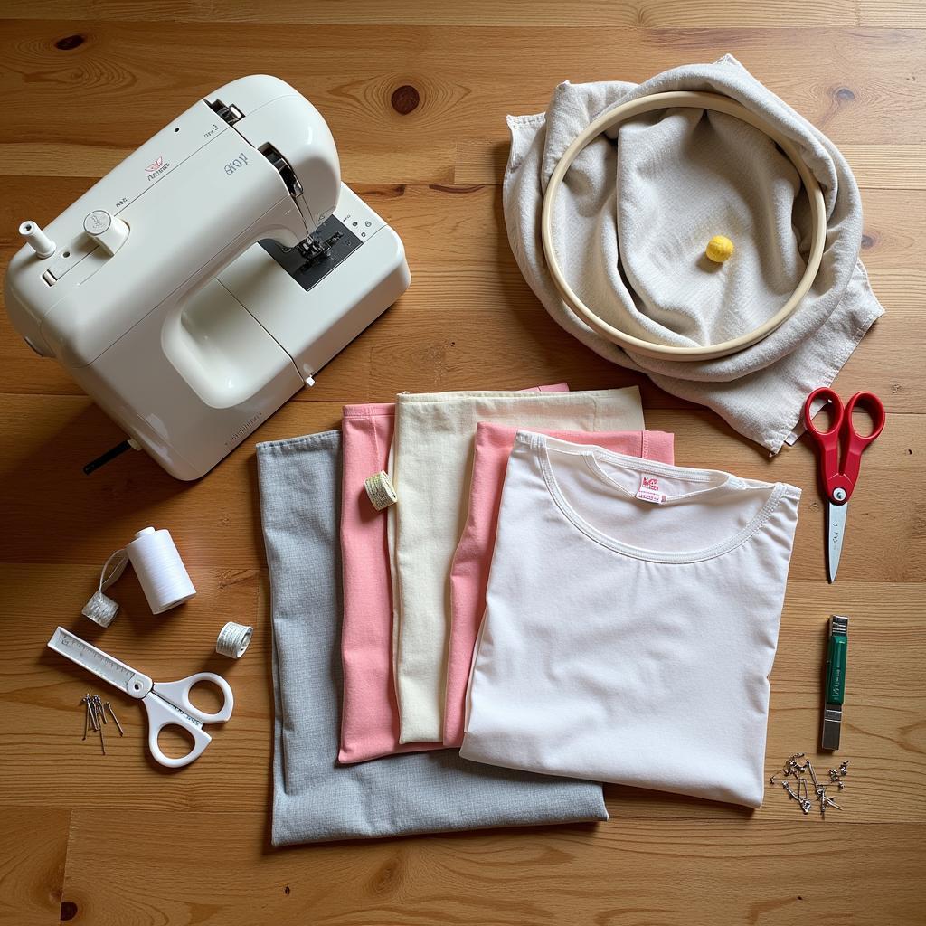 Essential Sewing Materials for Bubble Pod Project