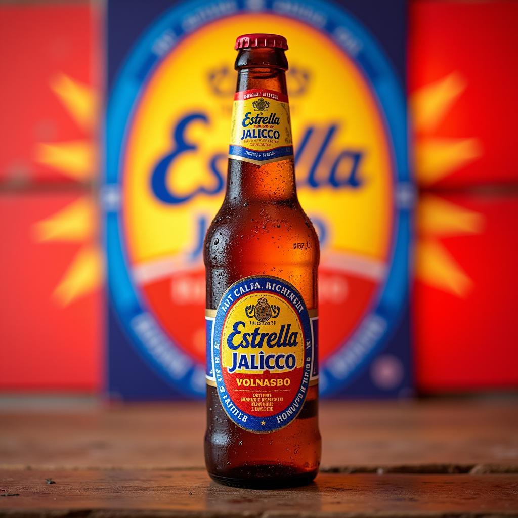 Estrella Jalisco Beer Bottle