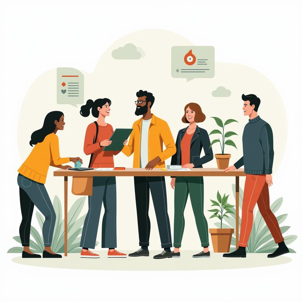 Ethical Workplace Illustration