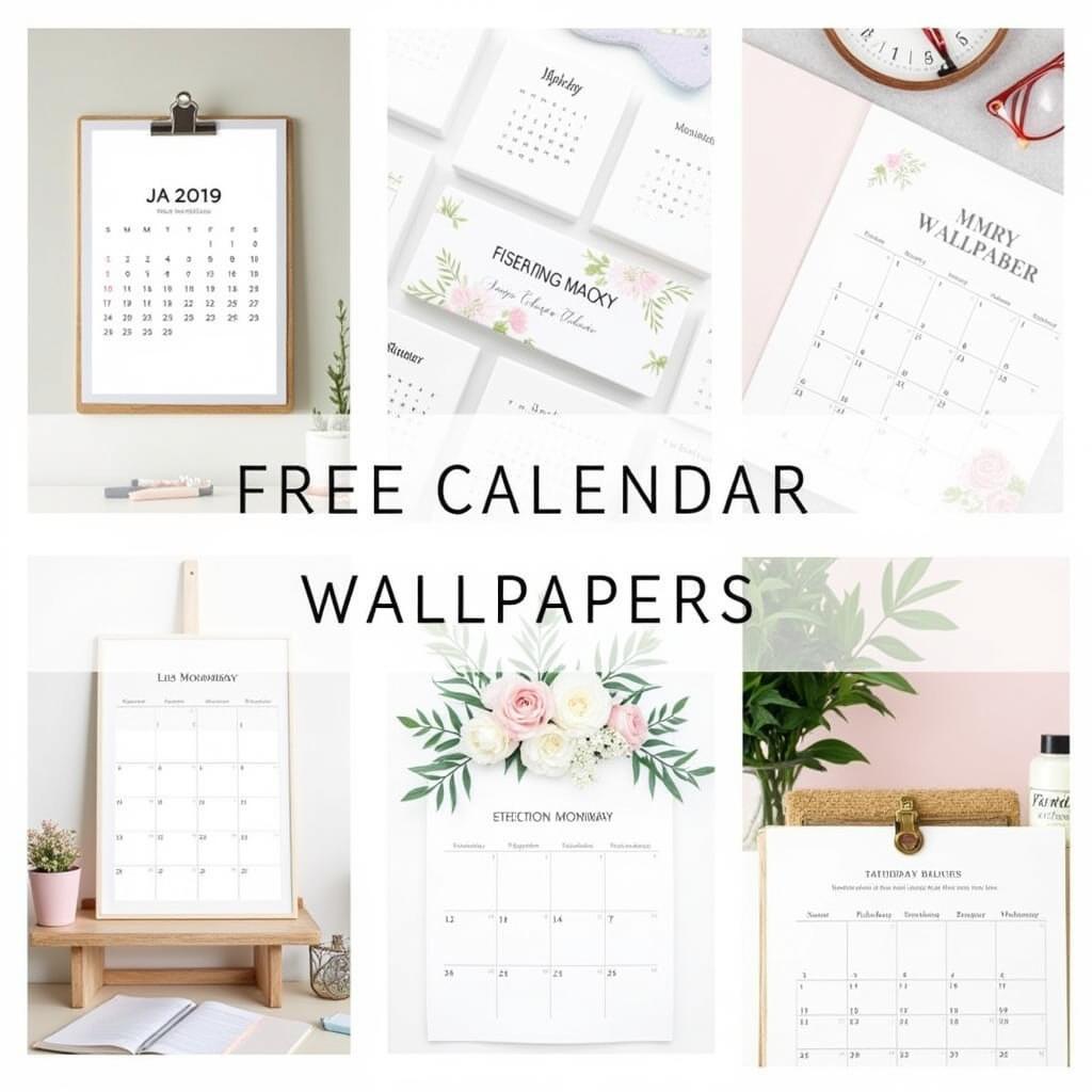 Exploring Different Calendar Wallpaper Styles