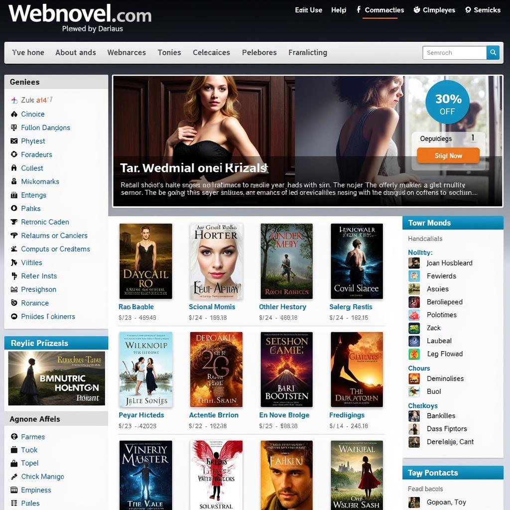 Exploring Genres on Free Webnovel.com