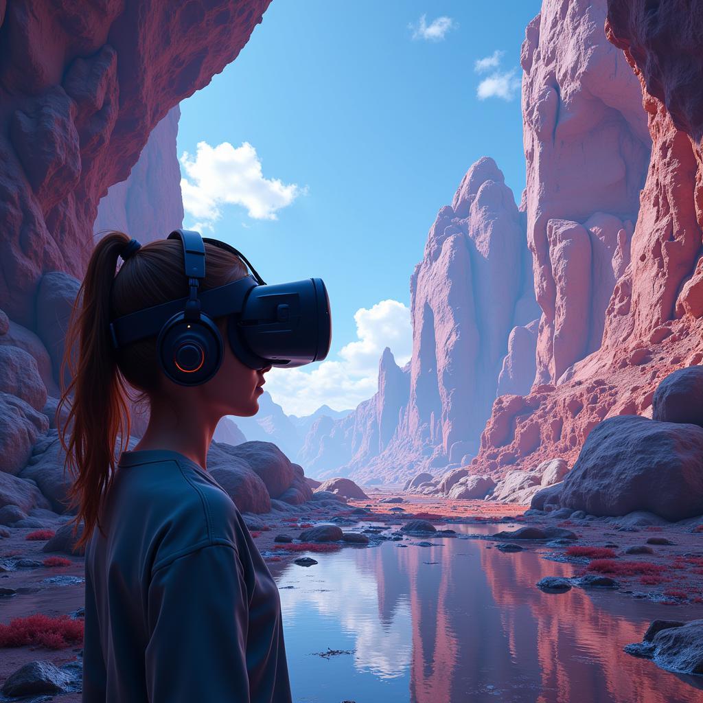 Exploring Virtual Worlds in VR