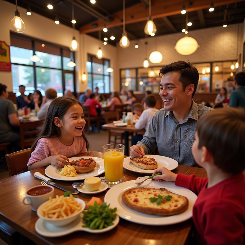 Bustling family-friendly restaurant with a lively atmosphere in Marietta