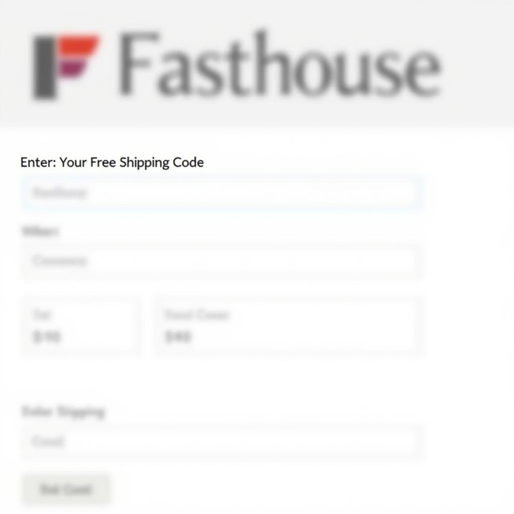 Fasthouse Checkout Page