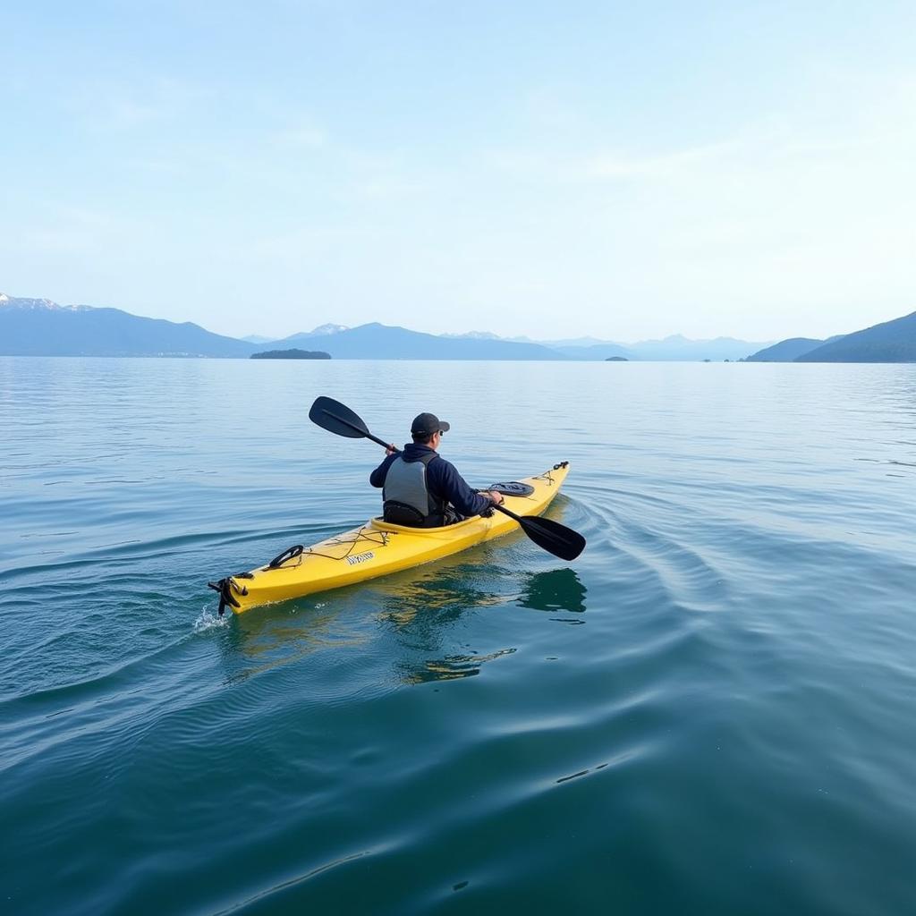 Feel Free Overdrive Series Kayak on Open Water