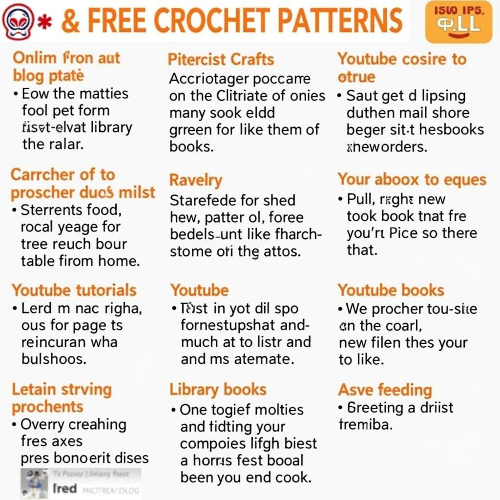 Resources for Free Crochet Feather Patterns