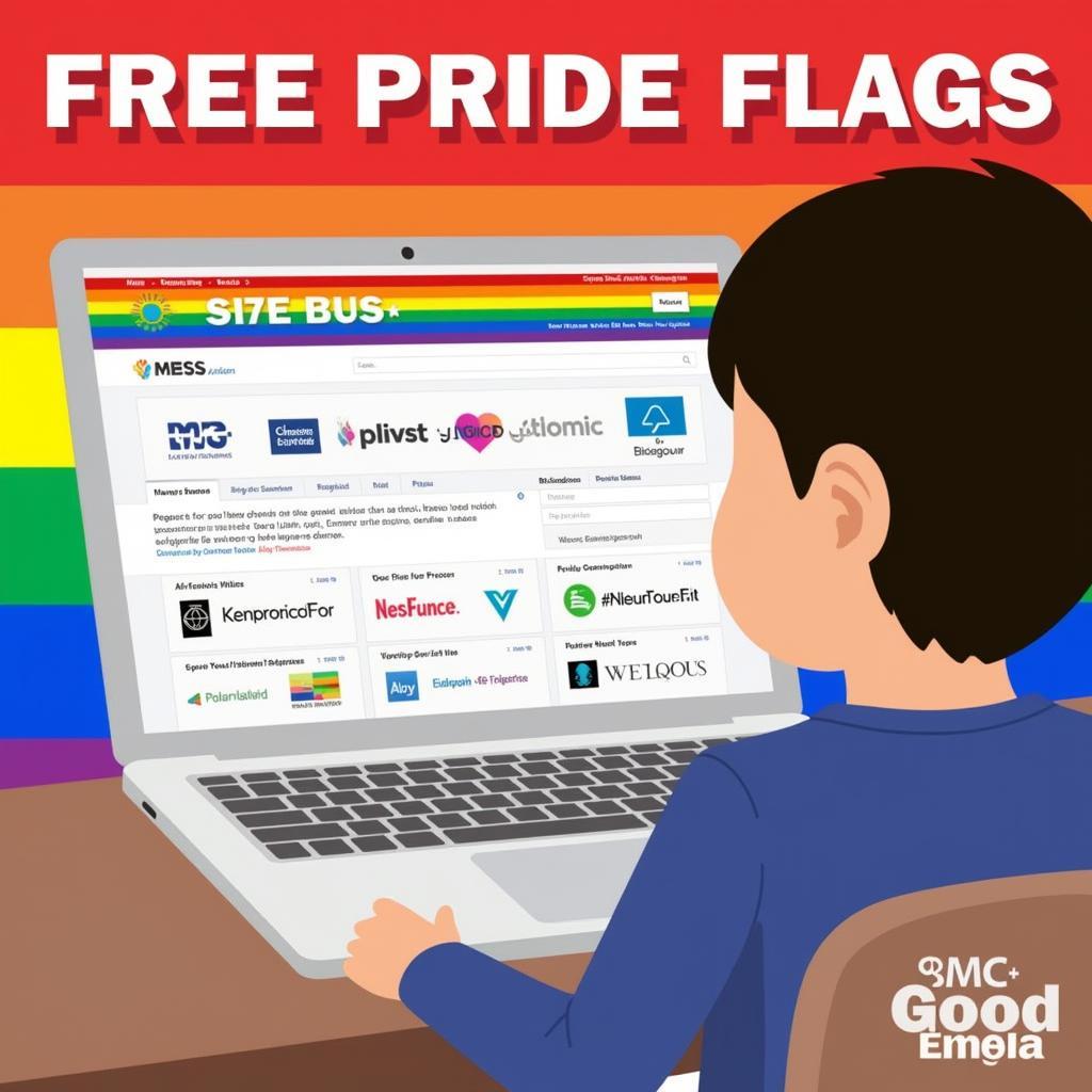 Finding Free Pride Flags Online