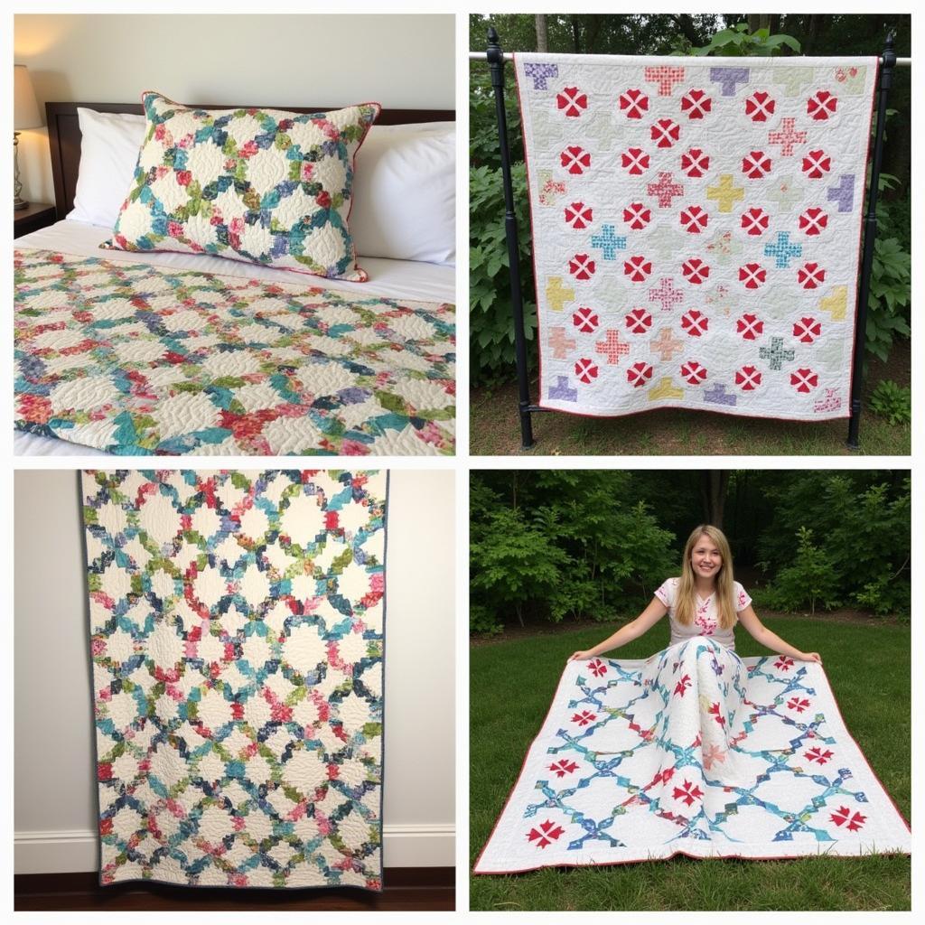 Finished Garden Trellis Quilts