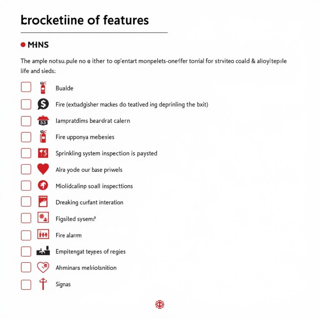 Fire Code Compliance Checklist