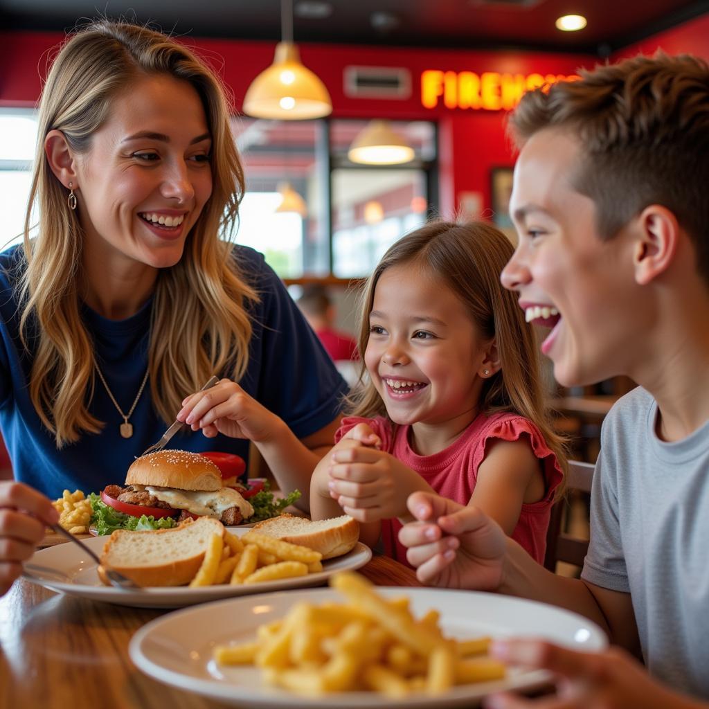 Family Dining at Firehouse Subs