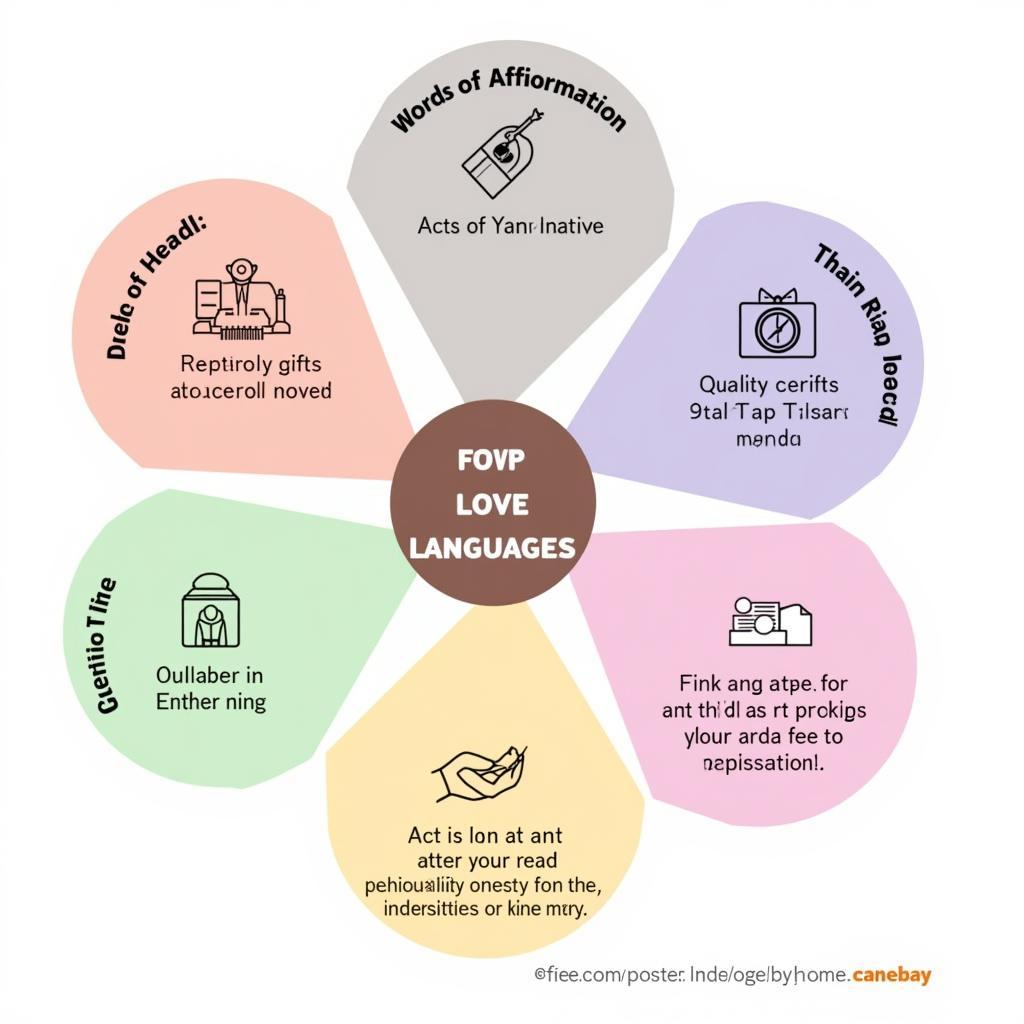 Five Love Languages Diagram