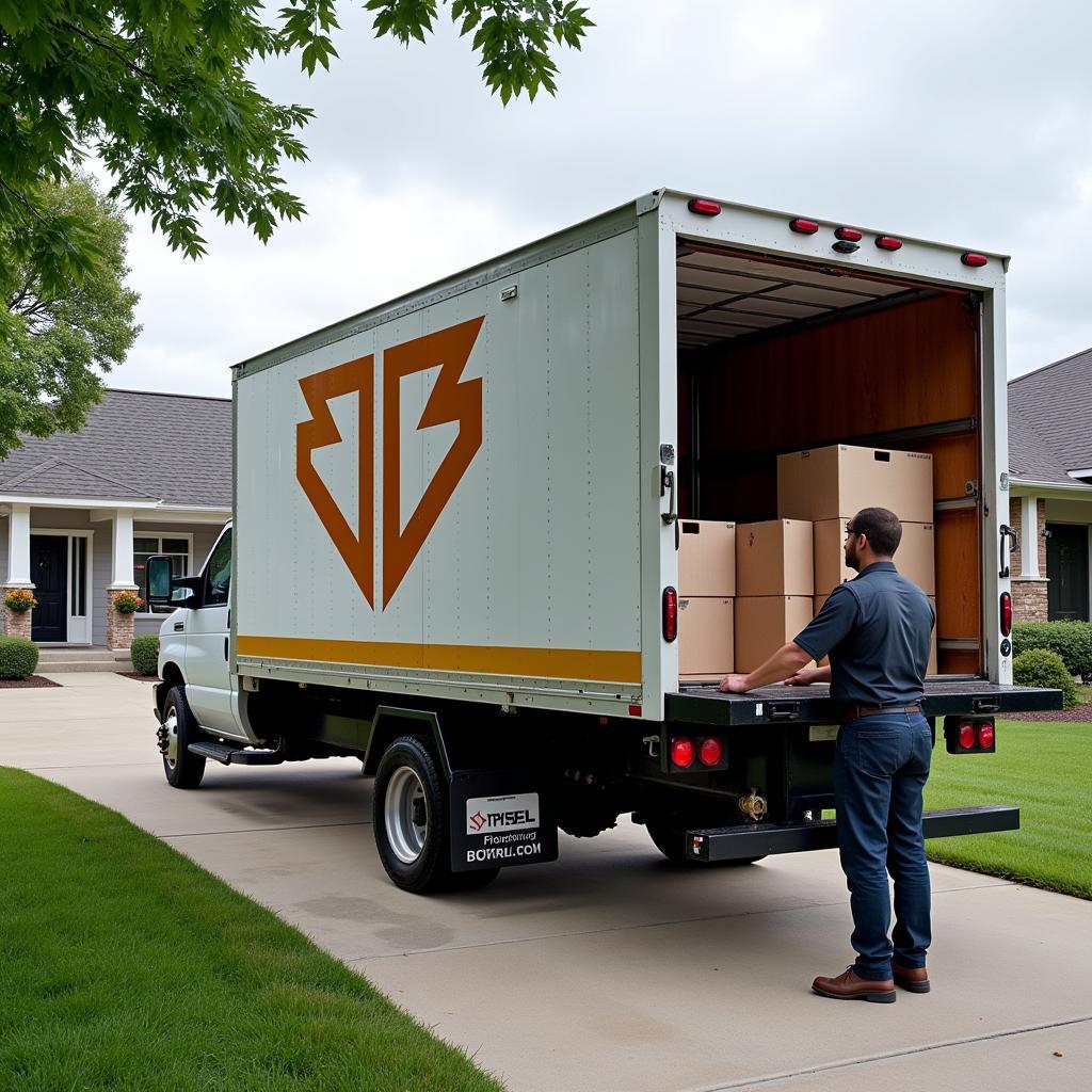 Flooring Delivery Truck