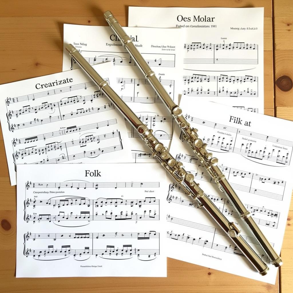 Exploring Genres through Free Flute Duets