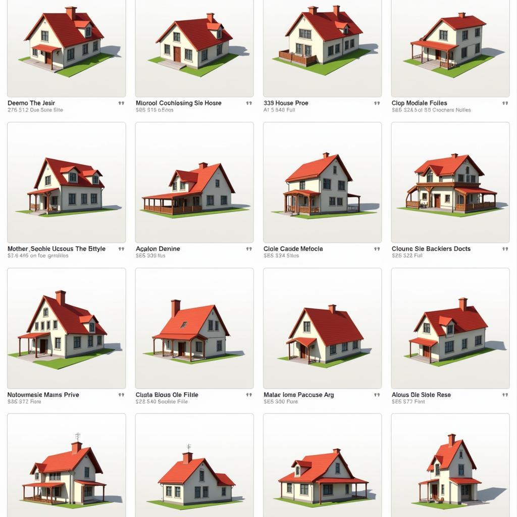 Collection of Free 3D House SVG Files