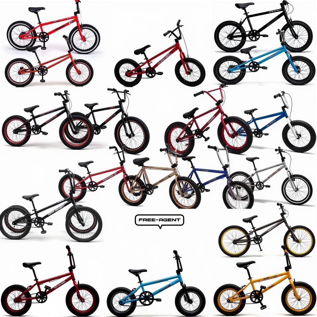 Free Agent BMX Models Lineup