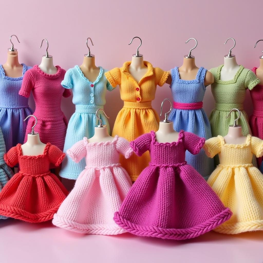 Free Barbie Dress Knitting Patterns