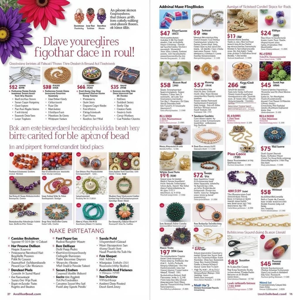 Bead Catalog Spread