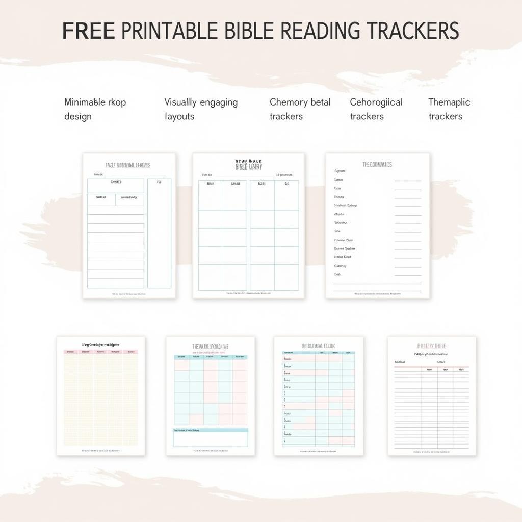 Free Bible Reading Tracker Printable Options