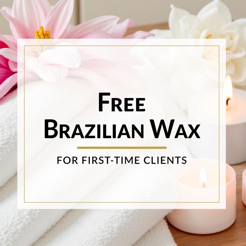 Spa Promotion Offering Free First Brazilian Wax