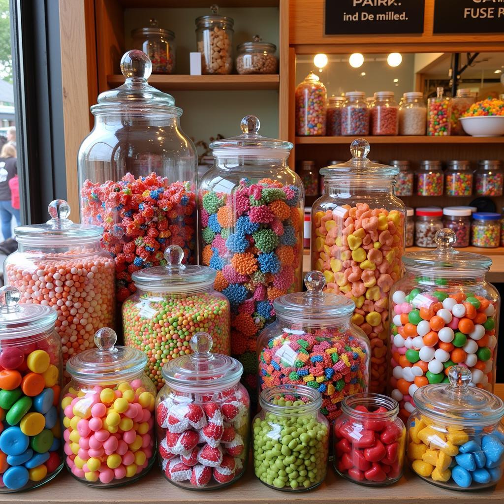 Free Candy Samples Display