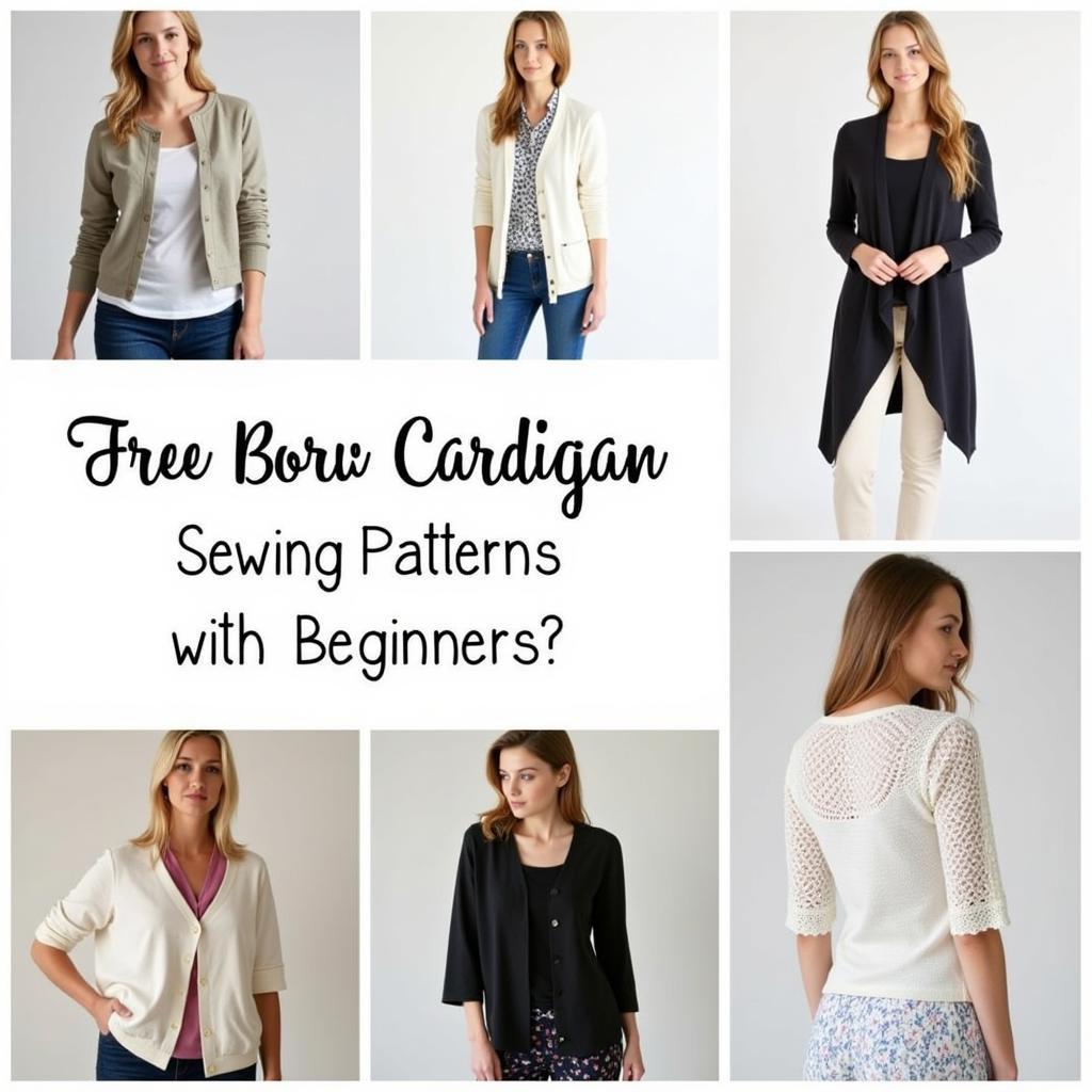 Free Cardigan Sewing Patterns for Beginners