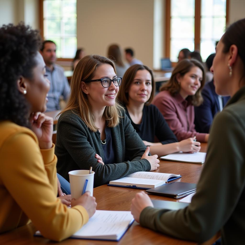 Social workers attending a free CEU seminar in Illinois