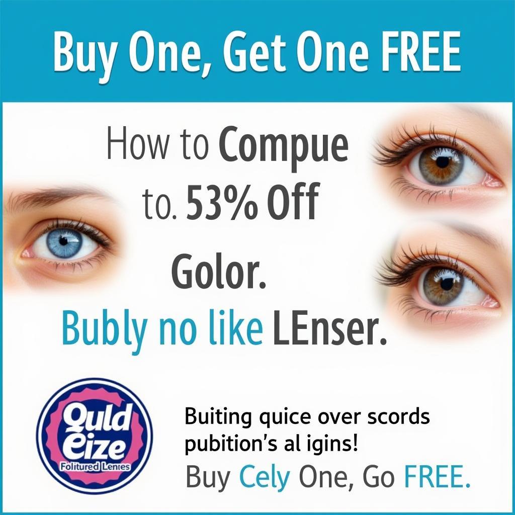 Promotional Offer for Free Color Contacts