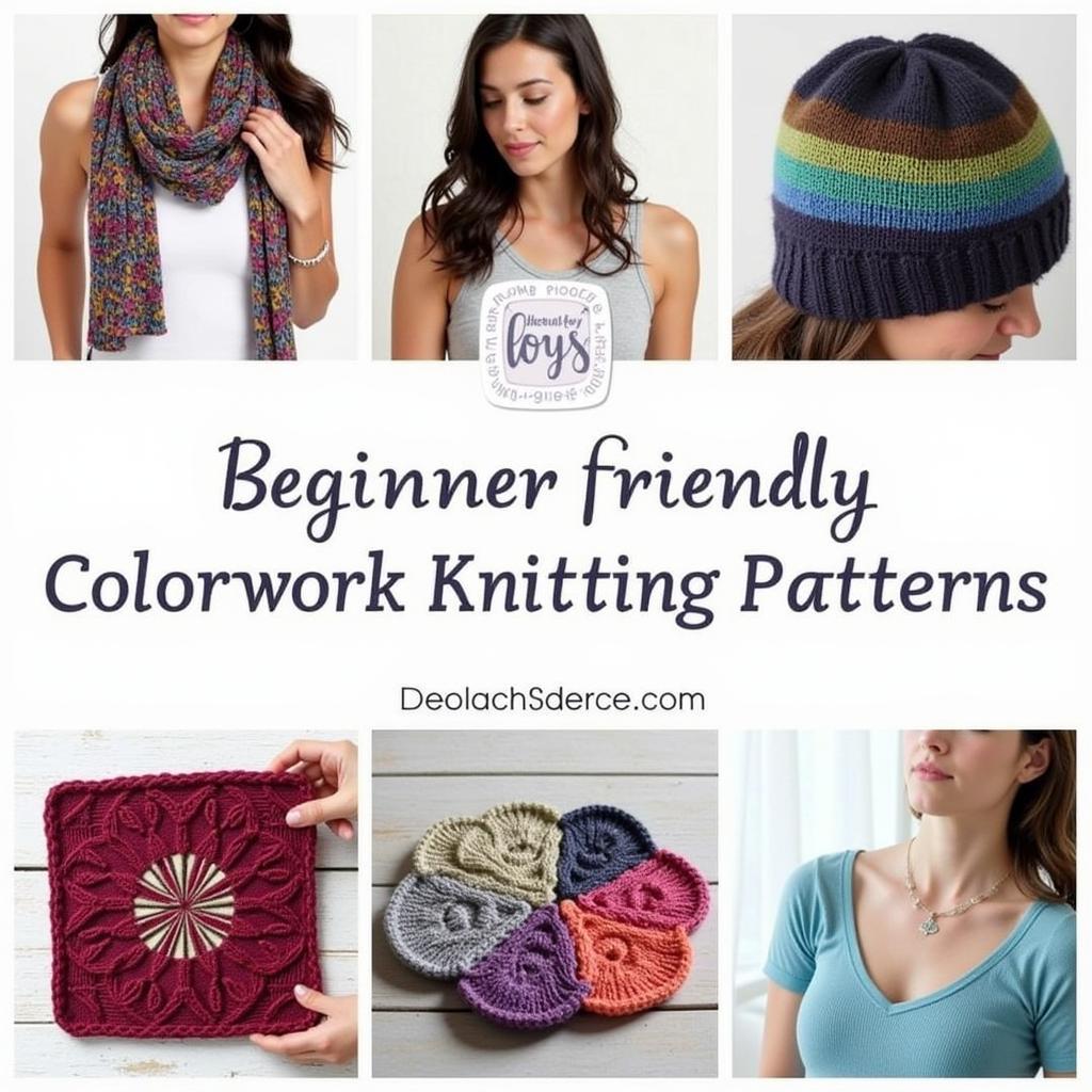 Beginner-Friendly Free Colorwork Knitting Patterns