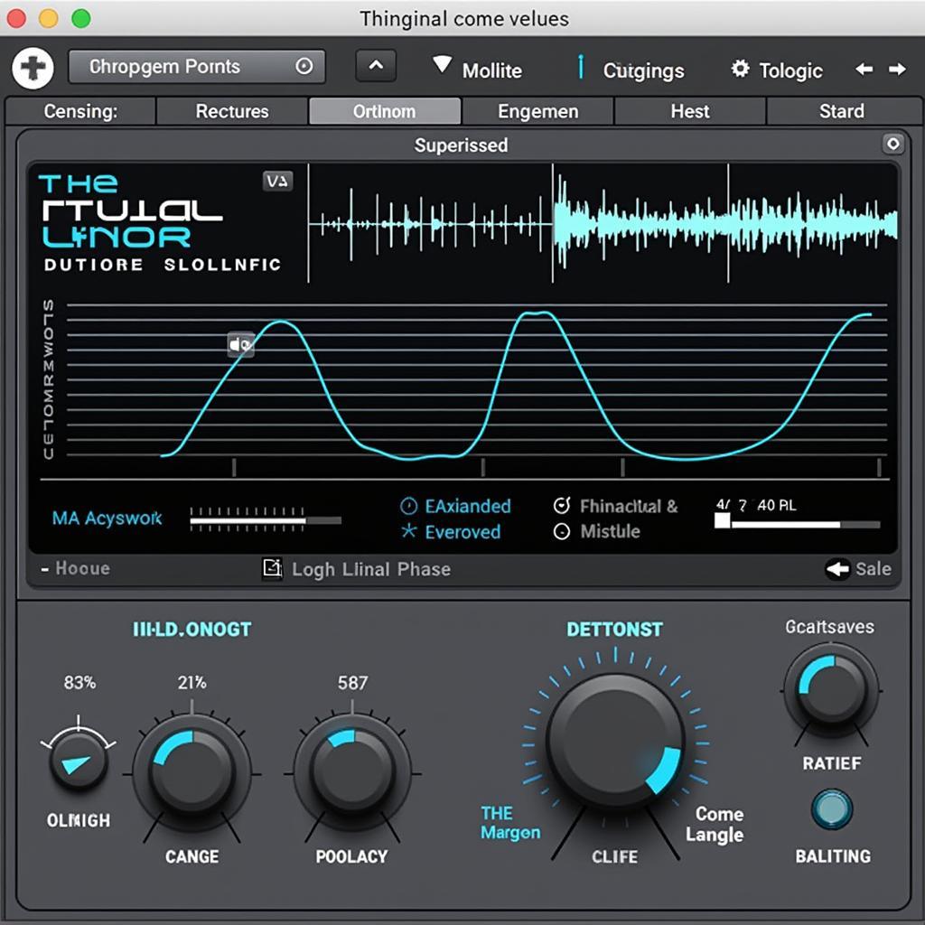 Screenshot of a Free Linear Phase Multiband Compressor Interface