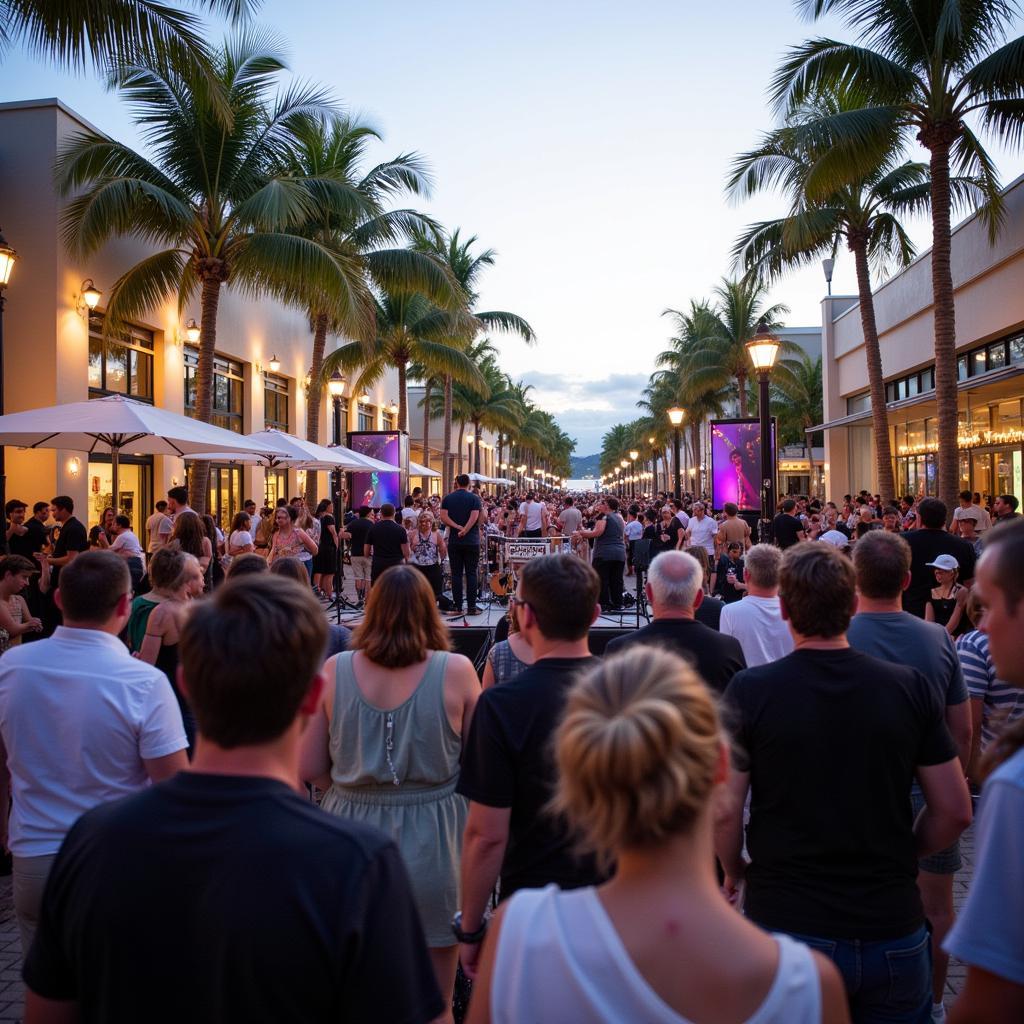 Free concerts on Clematis Street