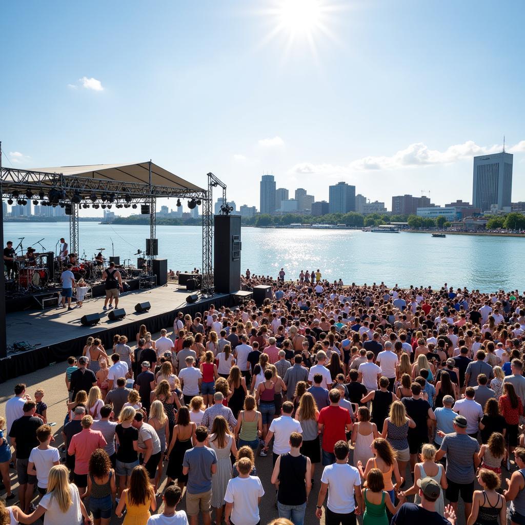 Free concerts along the Detroit Riverfront