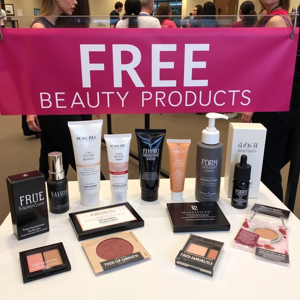 Free Cosmetology Products Display