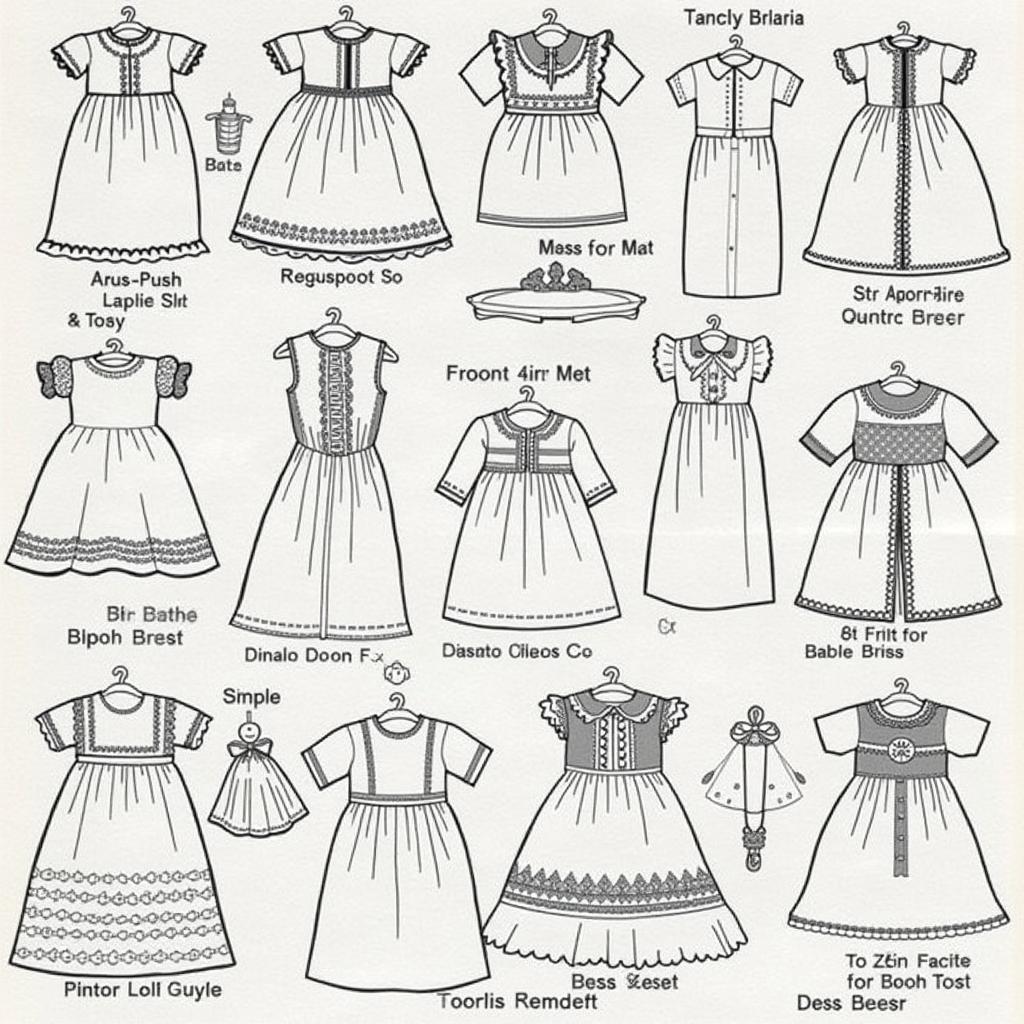 Free Crochet Christening Dress Patterns: Various Styles