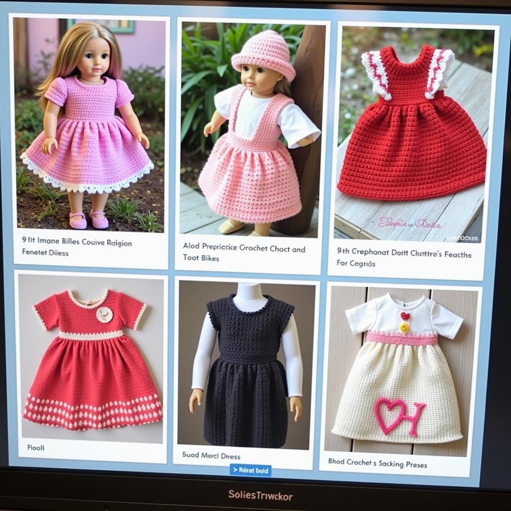 Free Crochet Doll Dress Patterns