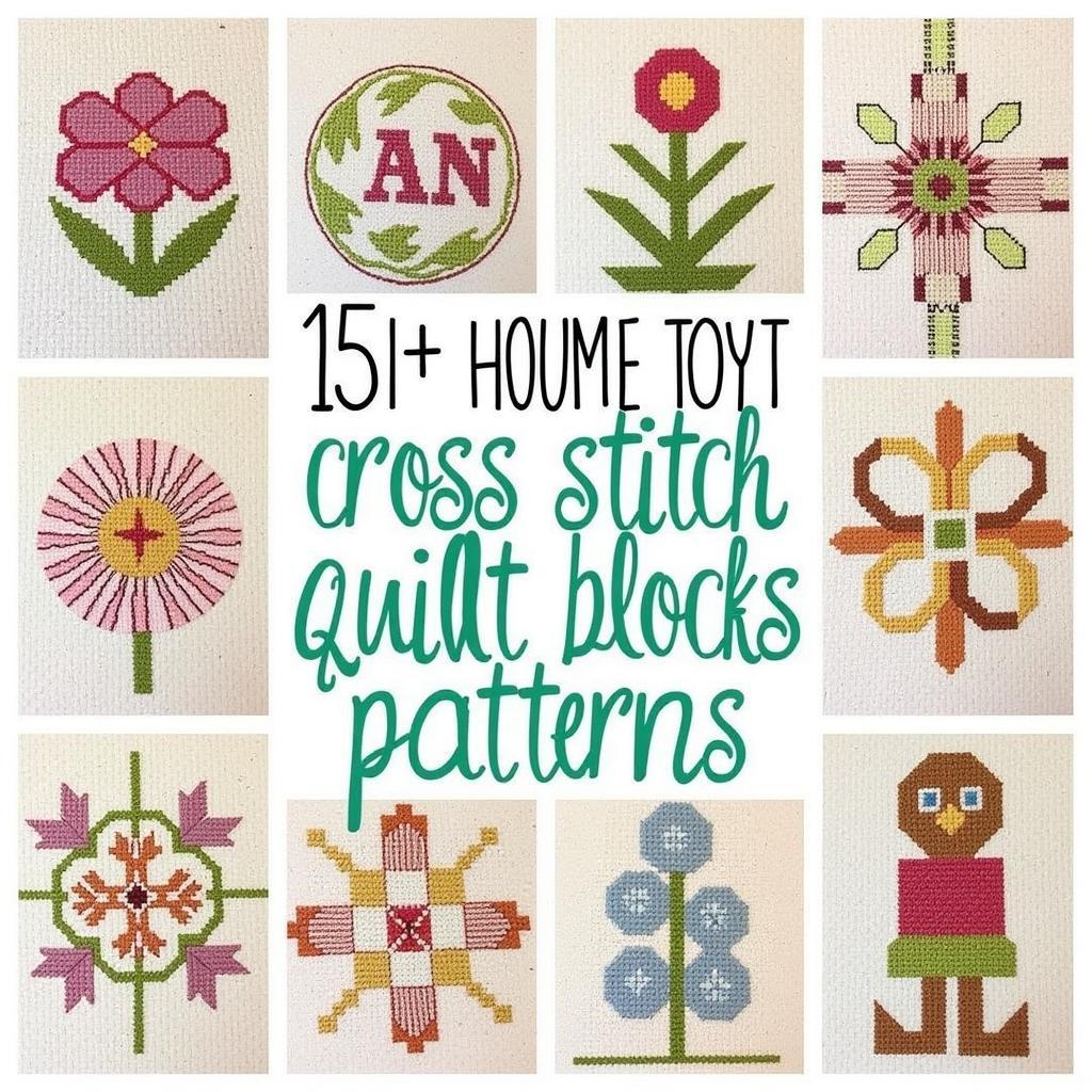 Free Cross Stitch Quilt Block Patterns: A Variety of Designs