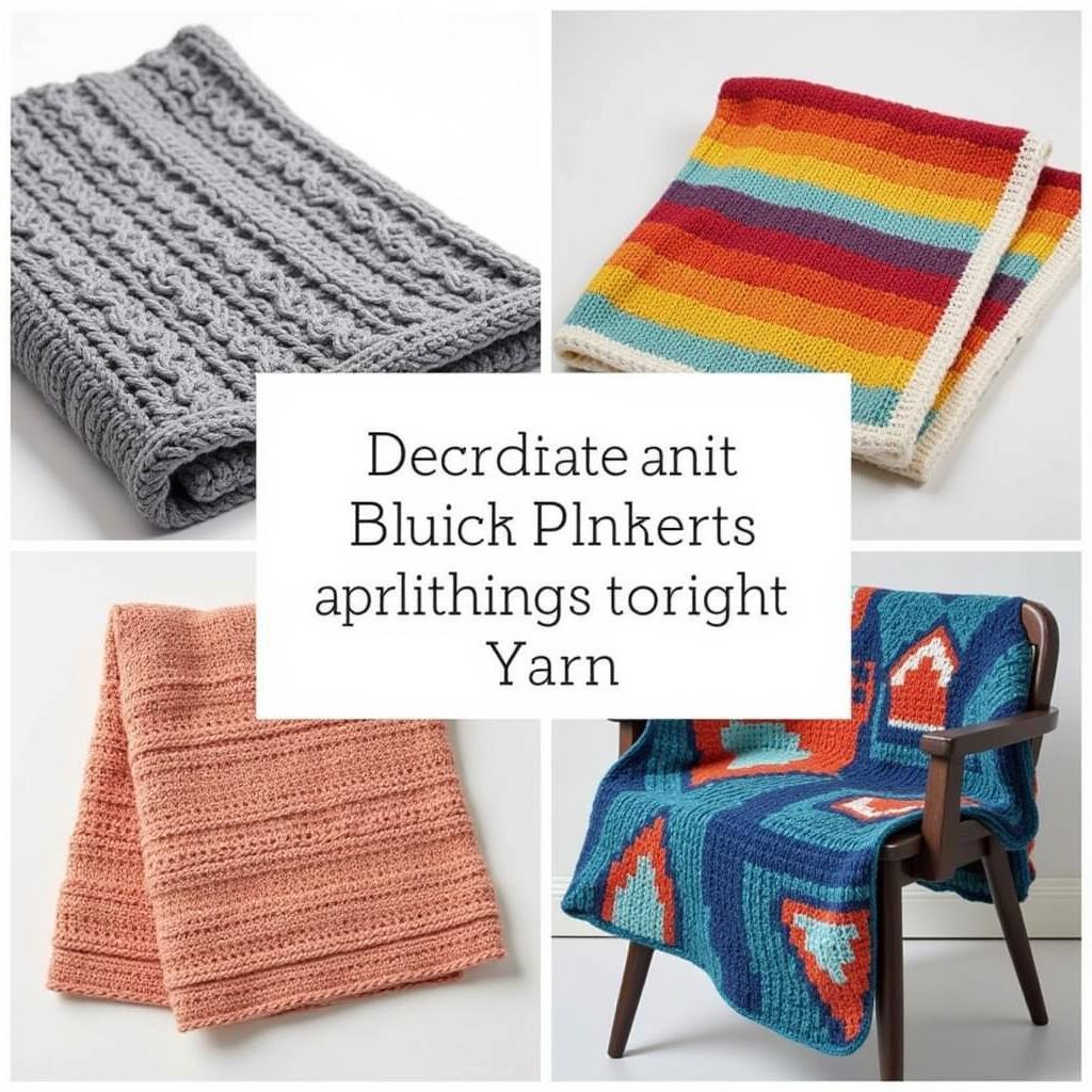 Free DK Weight Blanket Knitting Patterns