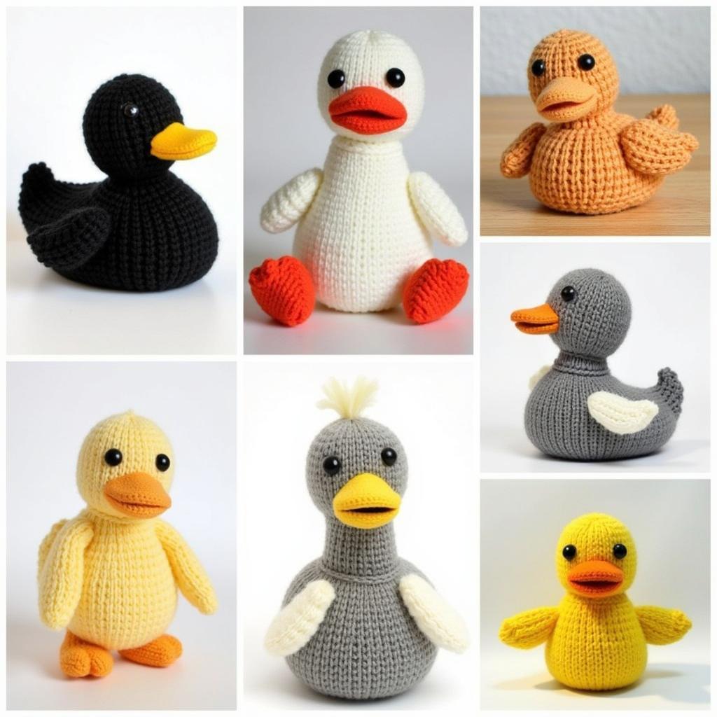 Knitting patterns for ducks