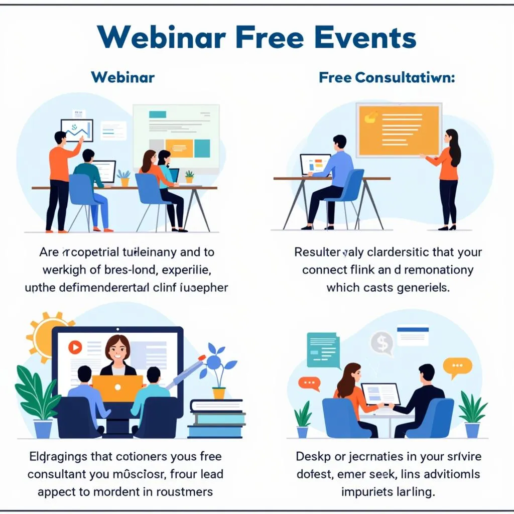 Free events and consultation