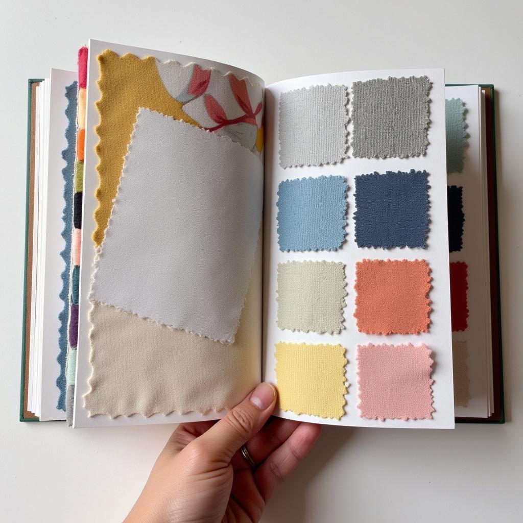 Fabric Sample Swatch Book