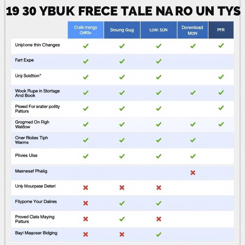 Free File Hosting Services Comparison Table