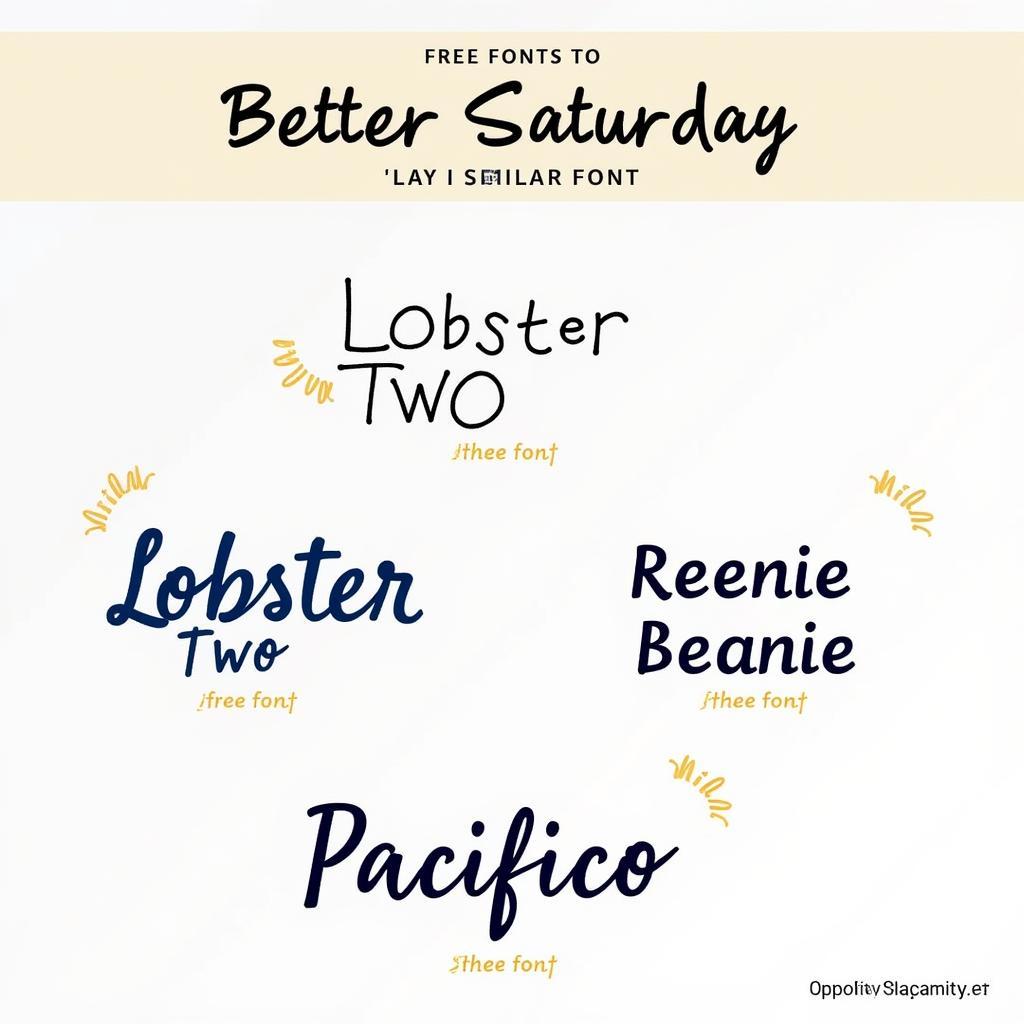 Examples of Free Fonts